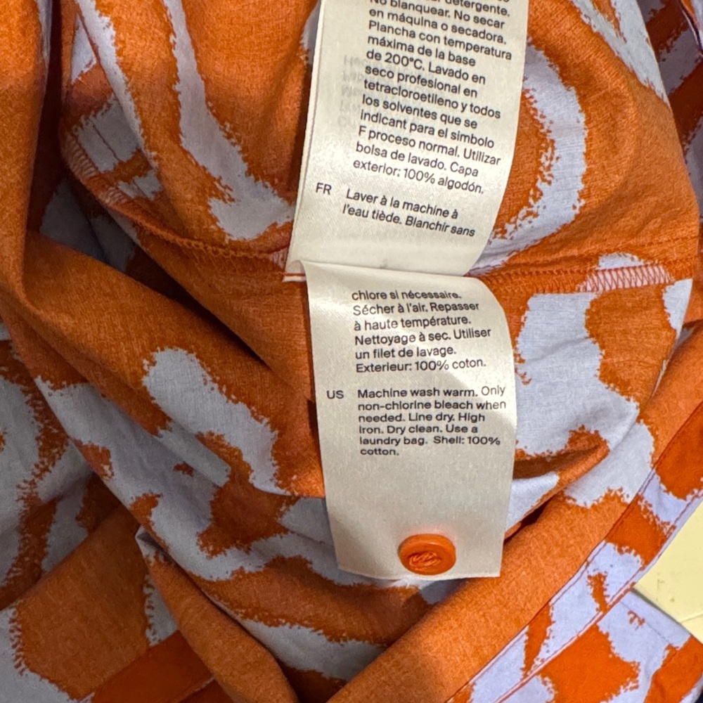 COS Orange and White Patterned Midi Dress‎ - Picture 10 of 10
